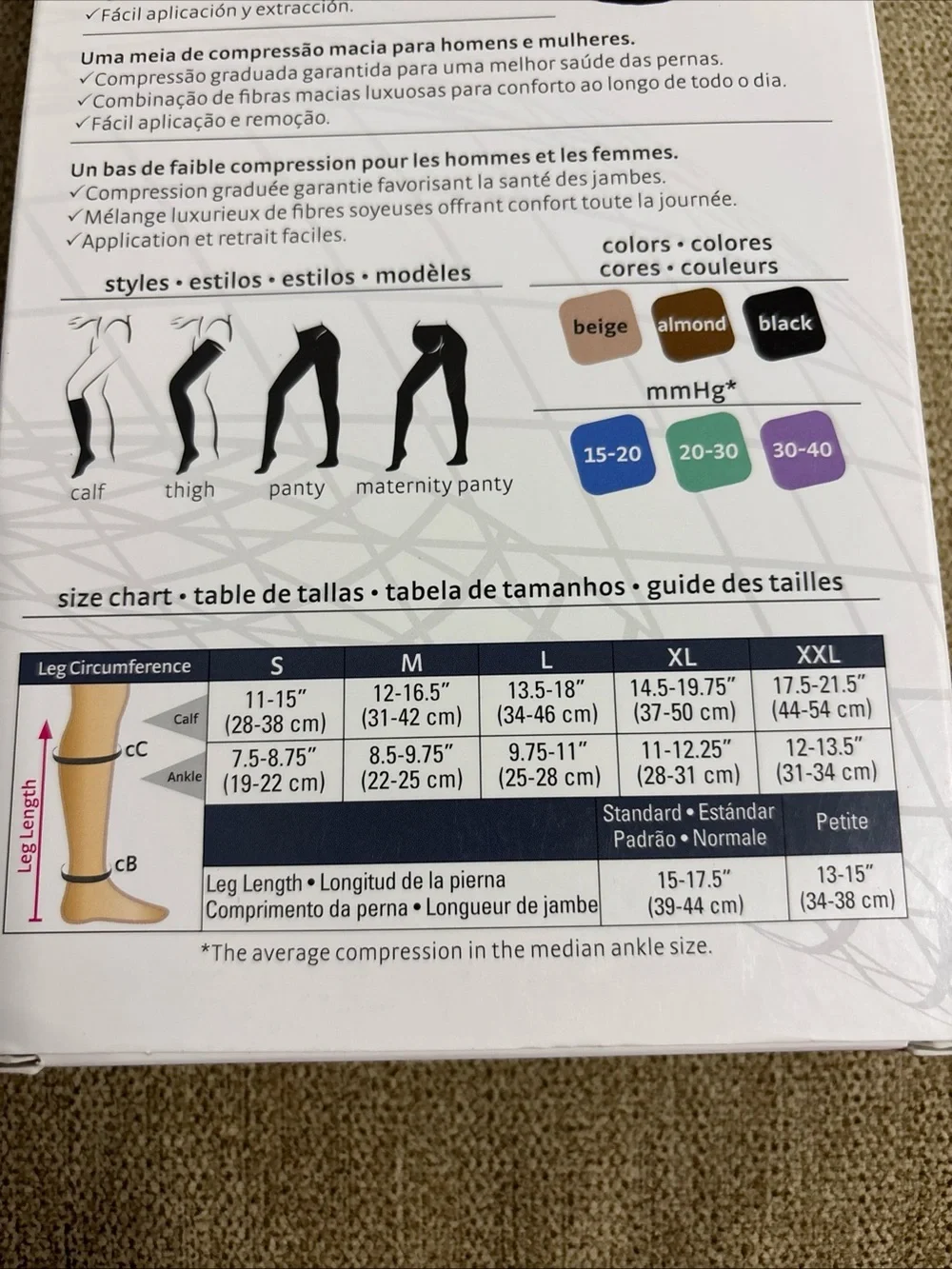 Duomed Advantage20-30 mmHg Closed-Toe knee hi Compression Stocking Beige (medi)
